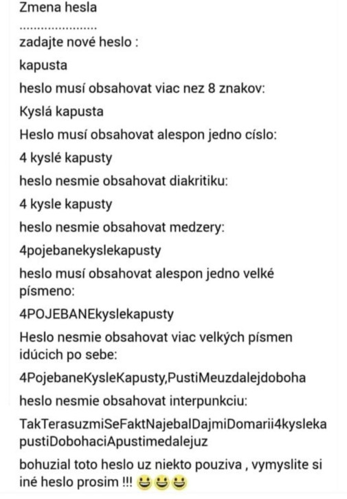 Zmena hesla